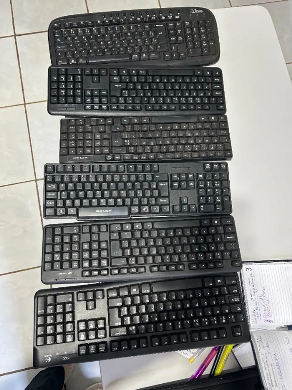 TECLADOS DE COMPUTADORES USADOS - Foto 4
