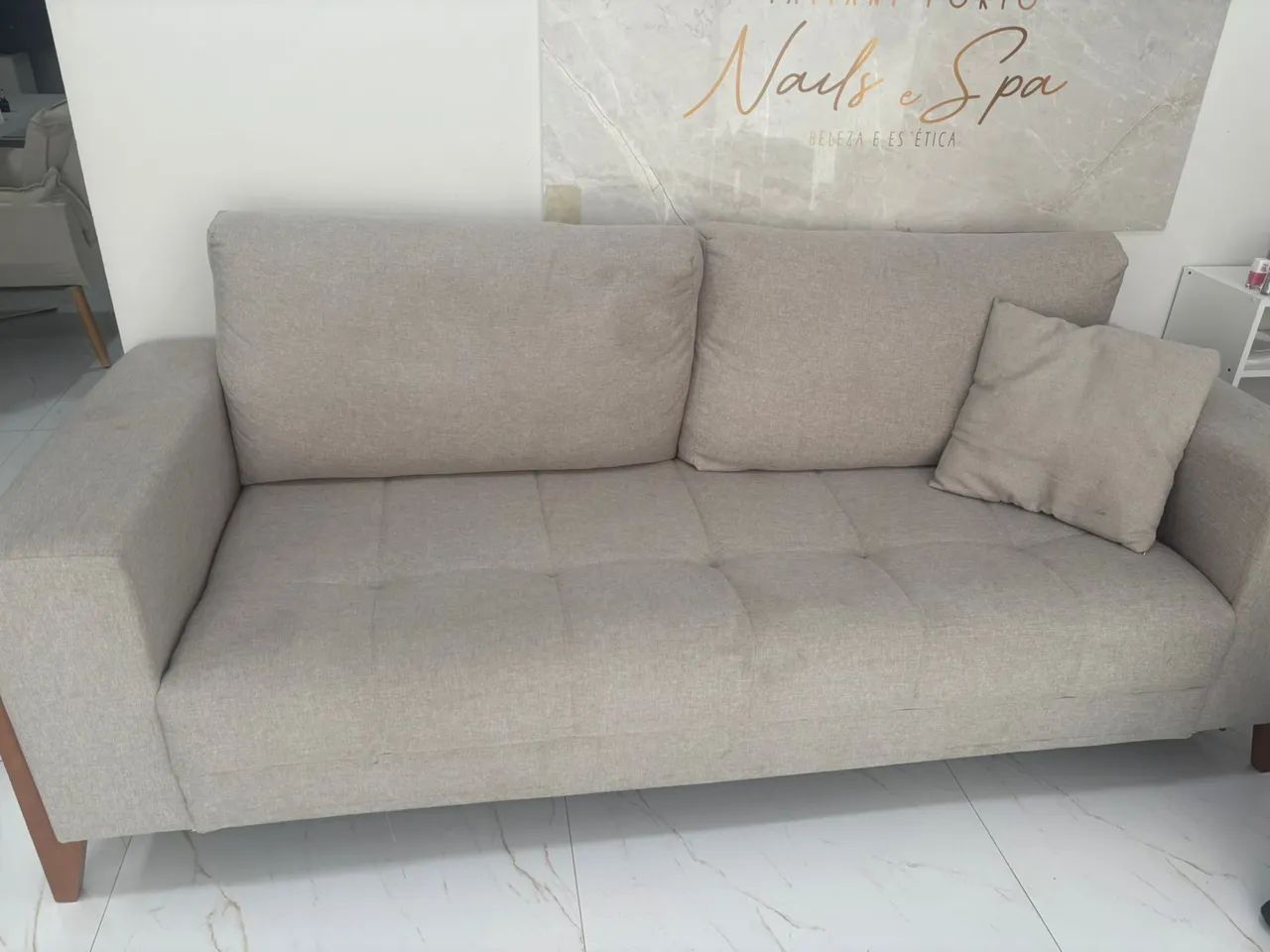 Sofá de linho 
