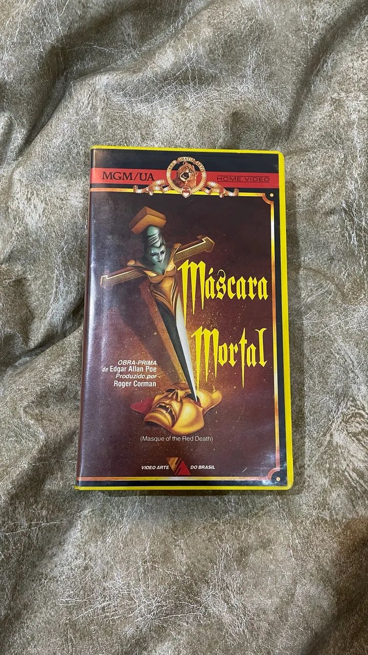 Fita VHS - Máscara Mortal Terror