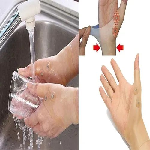 LUVA MAGNÉTICA DE SILICONE PARA PULSO E MÃO - Foto 5