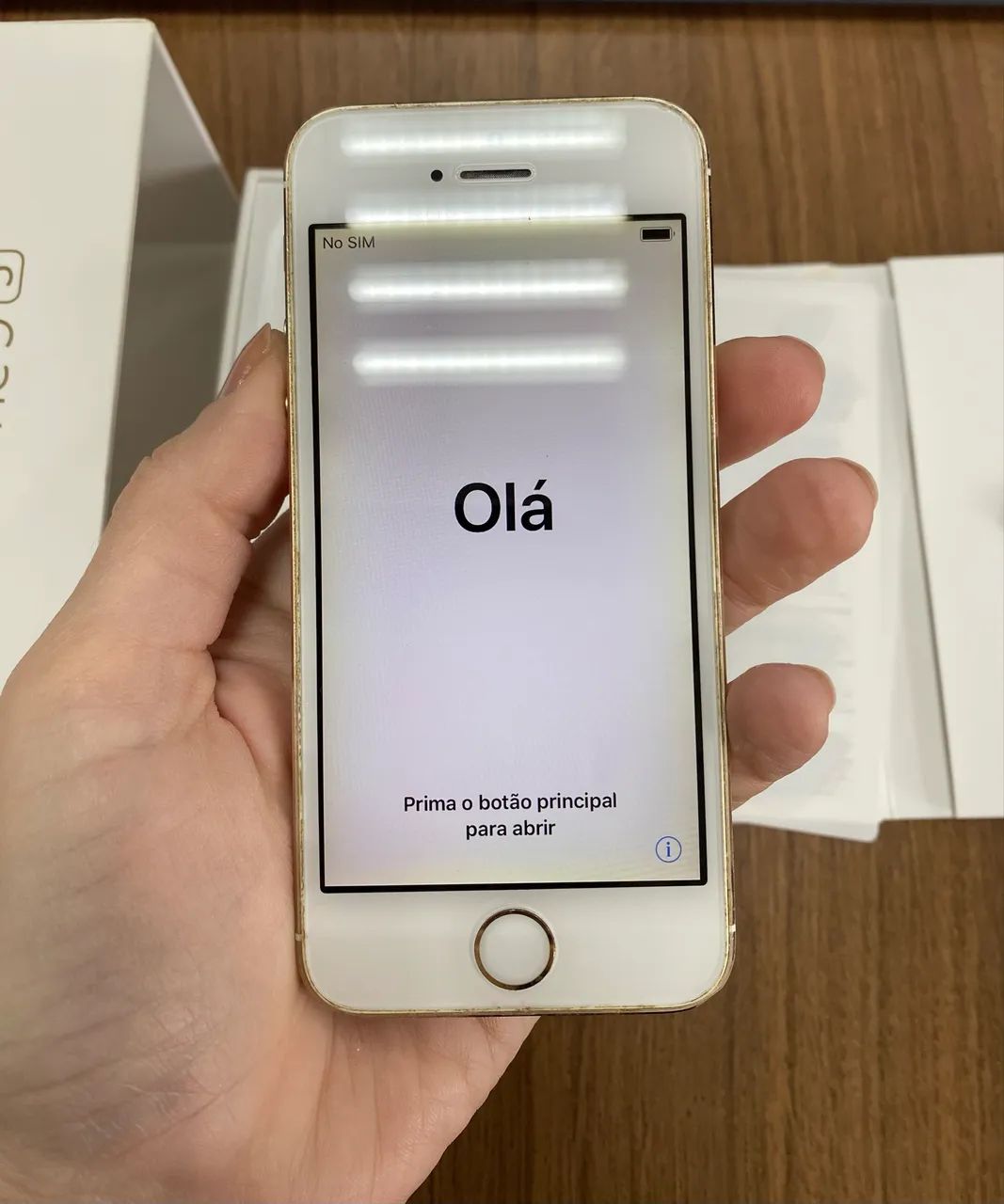 iPhone 5S 64GB Gold com Caixa Original - Foto 5