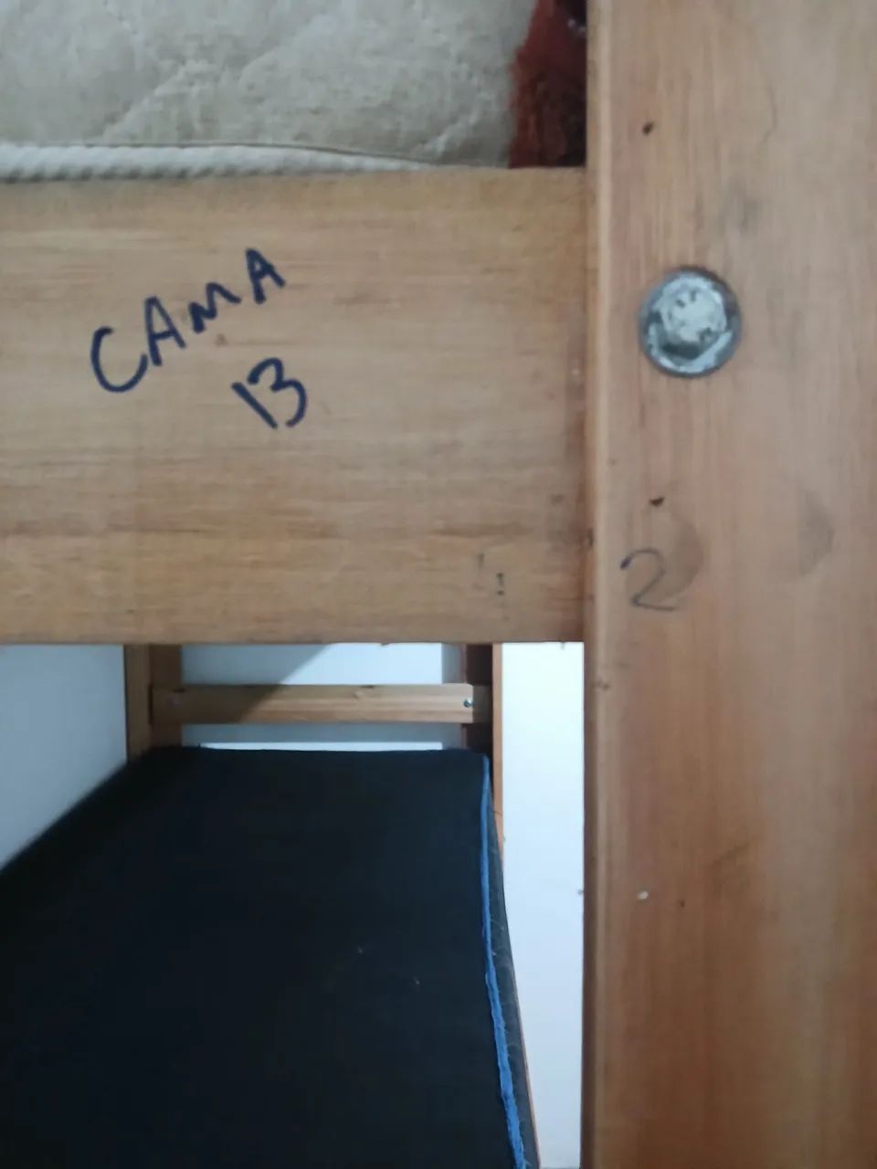 Cama treliche com os colchão  - Foto 2