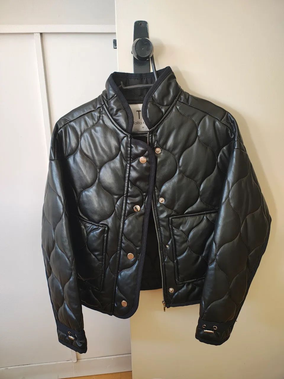 Casaco matelasse like leather PU 