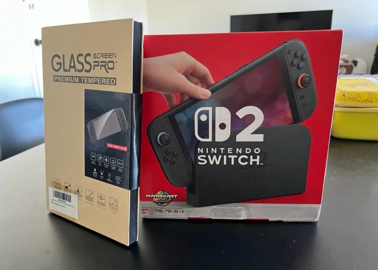 Novo Nintendo Switch 2 sem uso só caixa aberta, sem jogo - Foto 4
