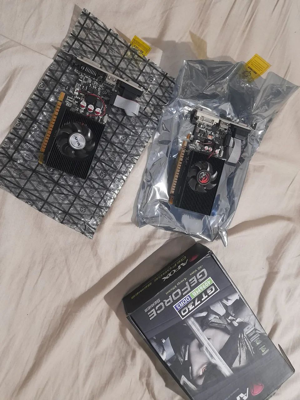 Duas placa de vídeo de 2gb e de 4 Gb PCI ex 1.0  da marca afox - Foto 4
