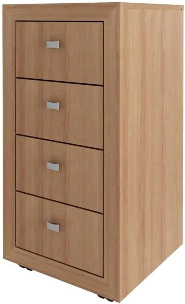GAVETEIRO VERTICAL MDF 4 GAVETAS