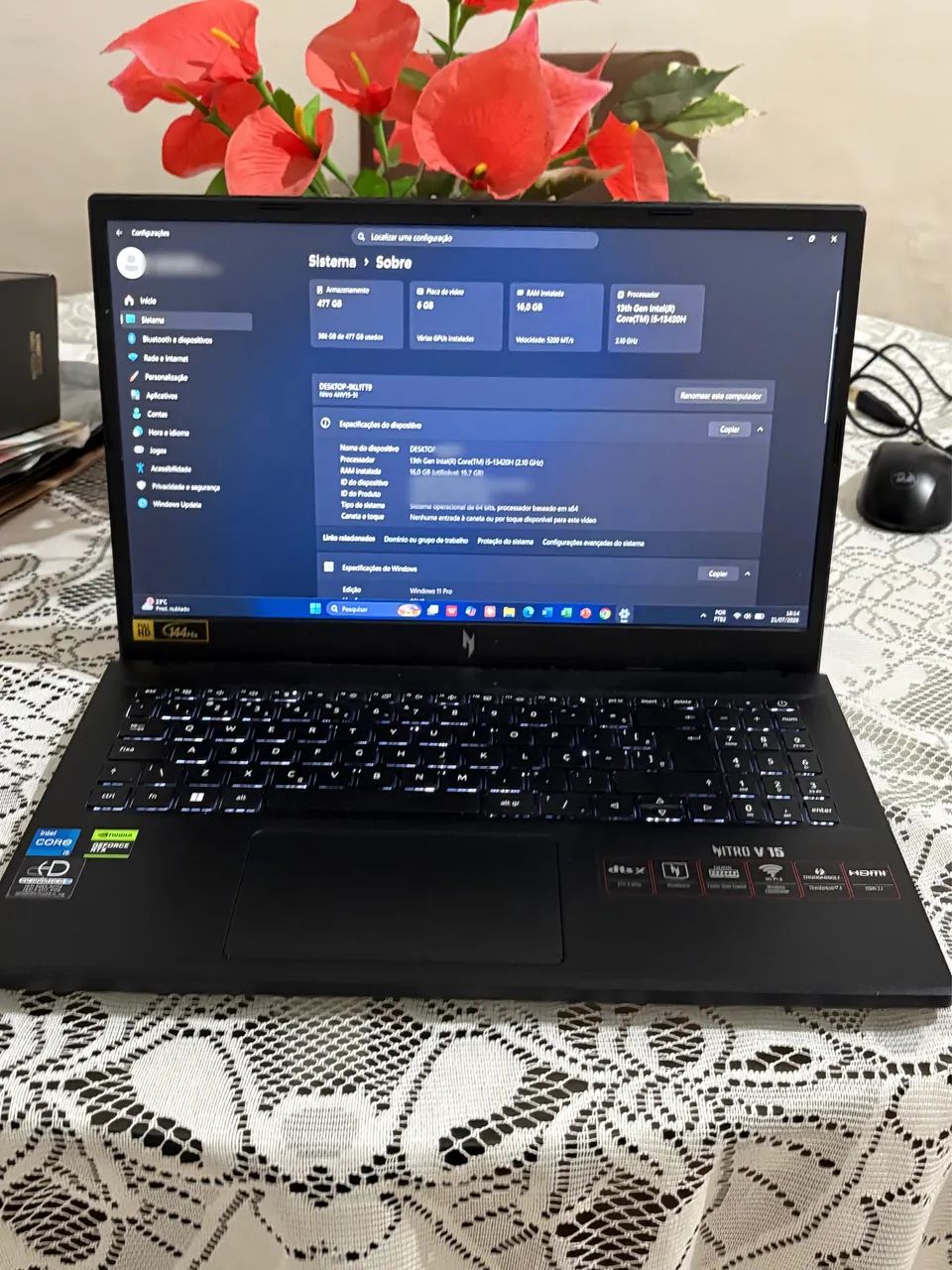 Notebook Gamer Nitro V15 (RTX4050) - Foto 5