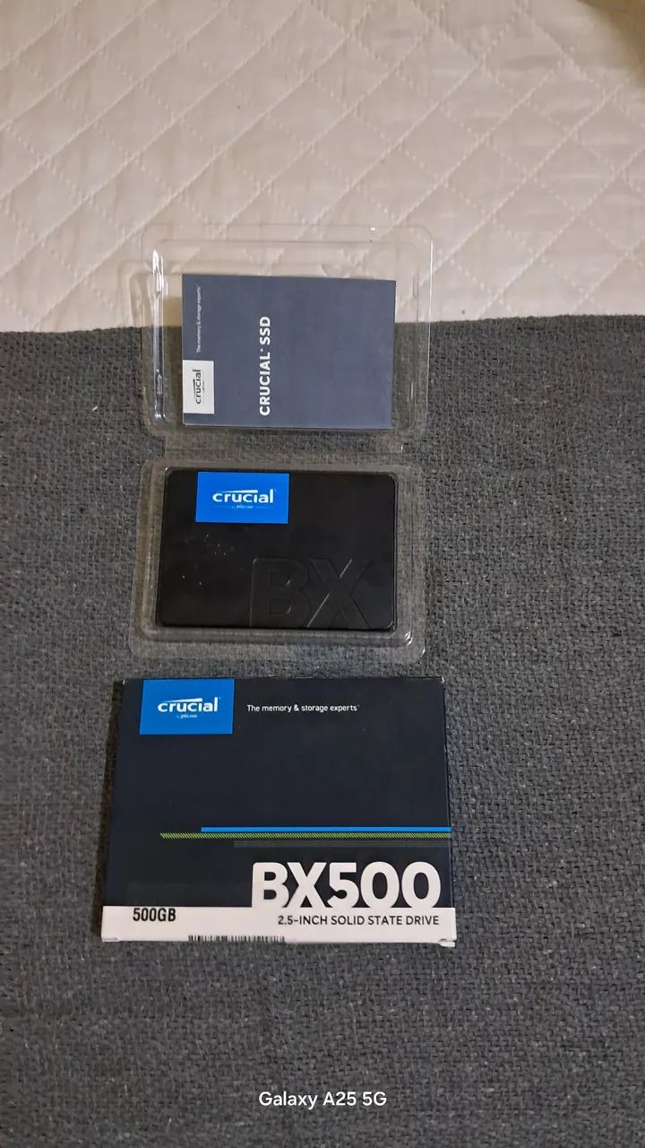 SSD Crucial BX500 500GB - Apenas 6 Meses de Uso