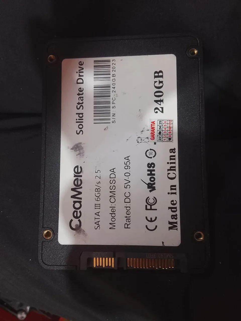 SSD 240 tudo ok já com windows 10 - Armazenamento - Santa Efigênia