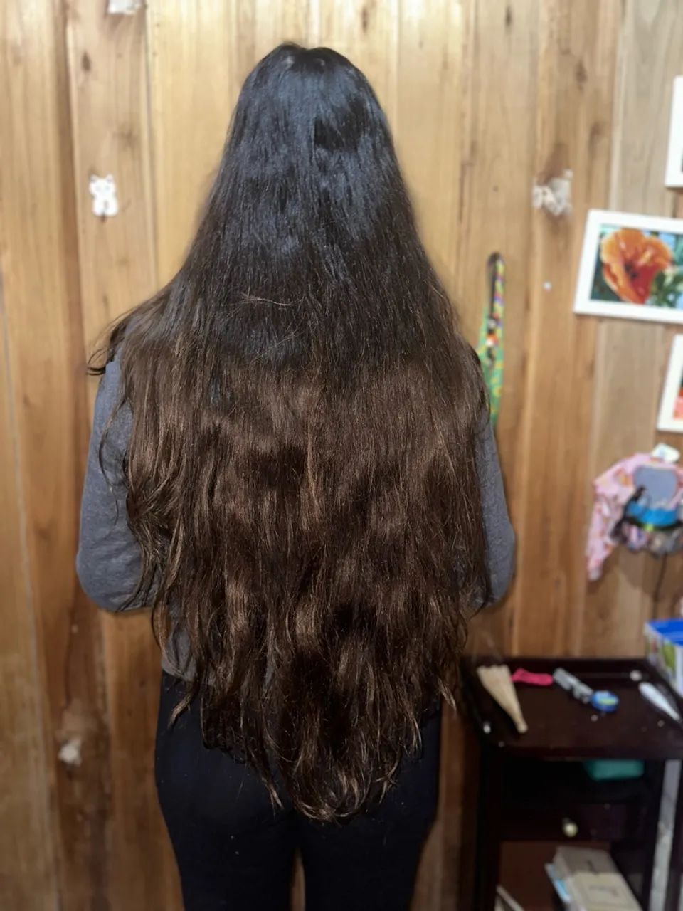 Cabelo virgem 60 centímetros 