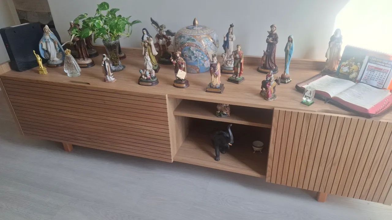 Rack de Madeira Para Sala de Estar  - Foto 5