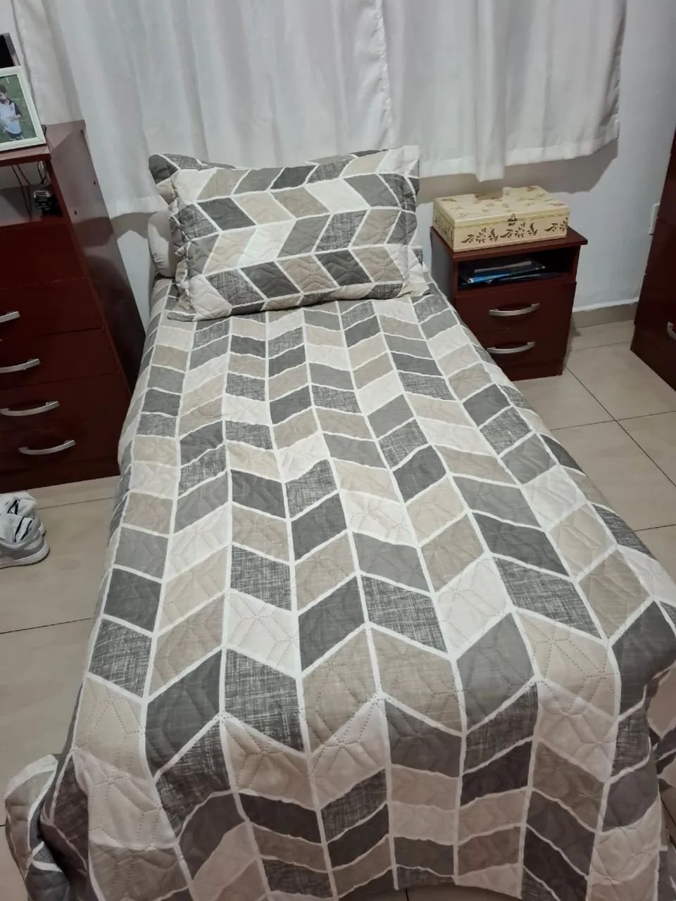 Cama + colchão de solteiro  - Foto 4