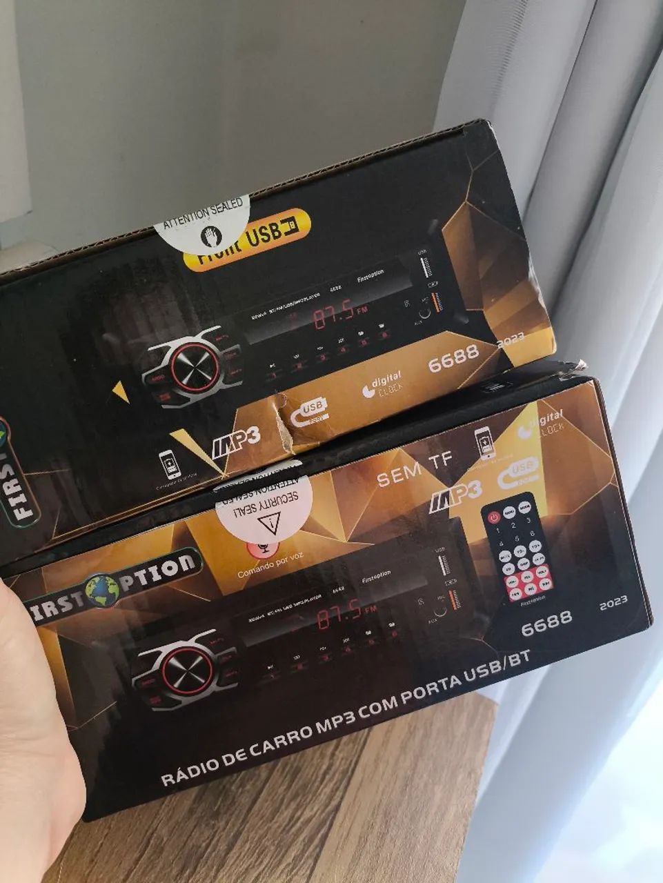 Som automotivo FIRST OPTION 6688 - BLUETOOTH + USB + CONTEOLE - Foto 5