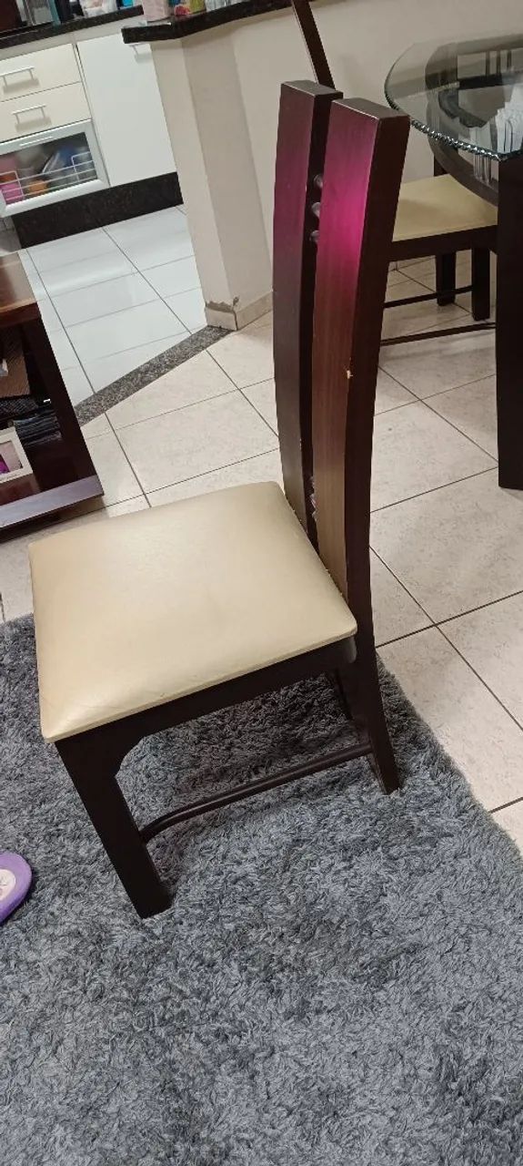 Mesa com Tampo de Vidro - Foto 5