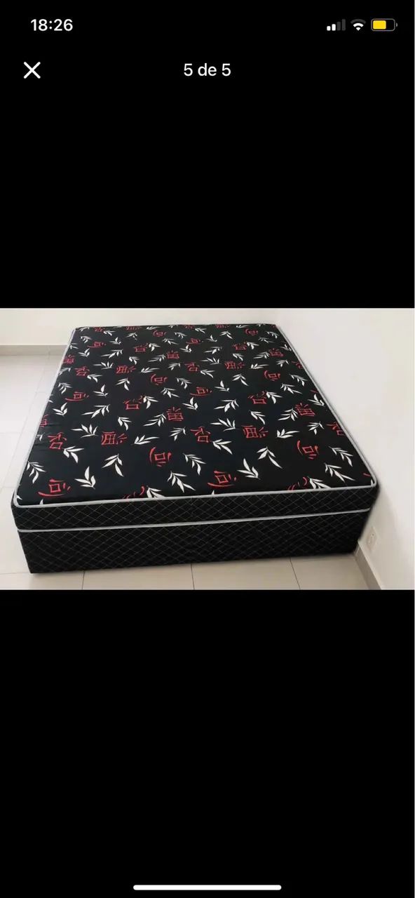 Cama box casal molas ensacadas  - Foto 3