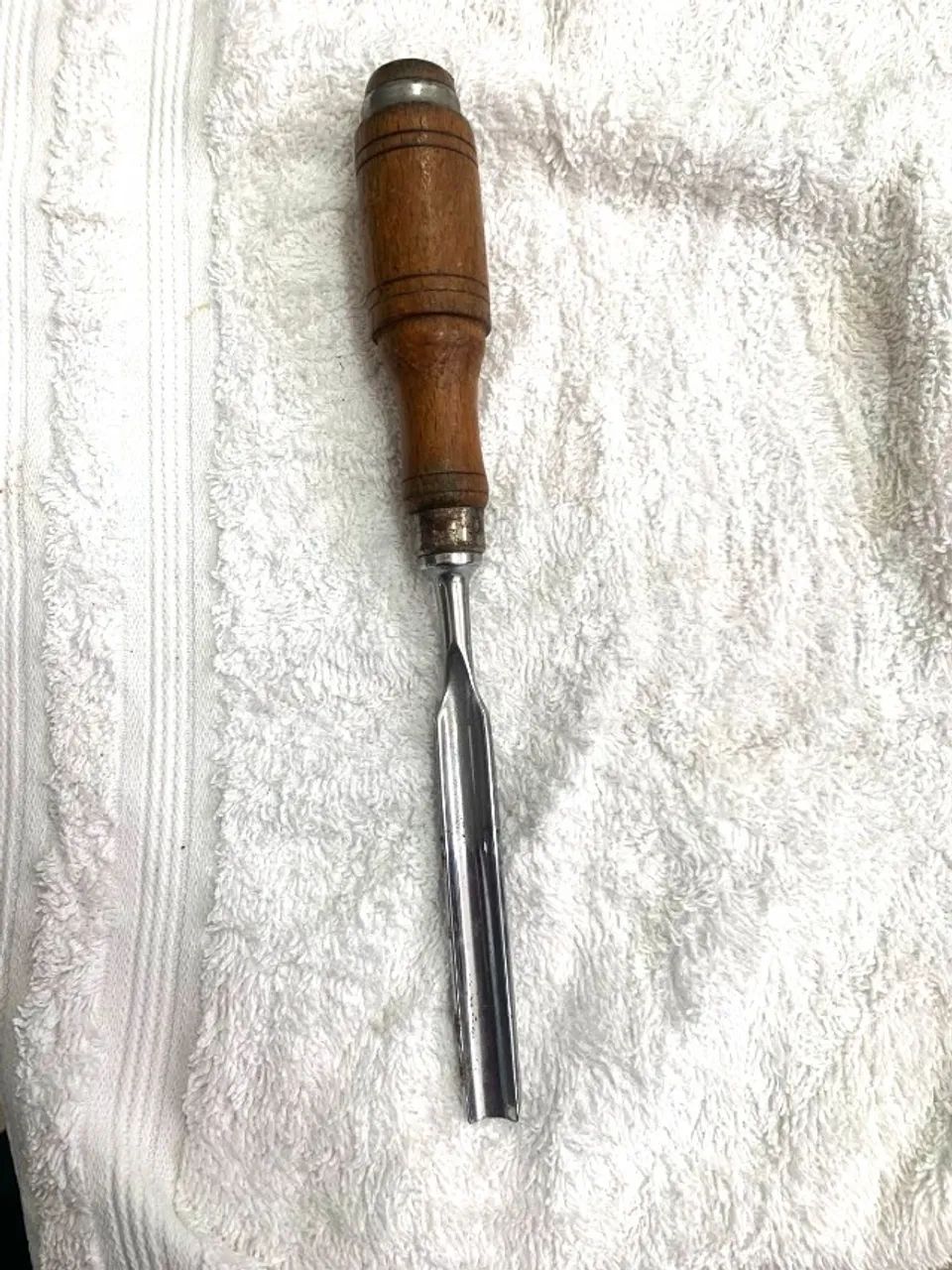 Formão Goiva Goldenberg France Antigo 6mm 25cm
