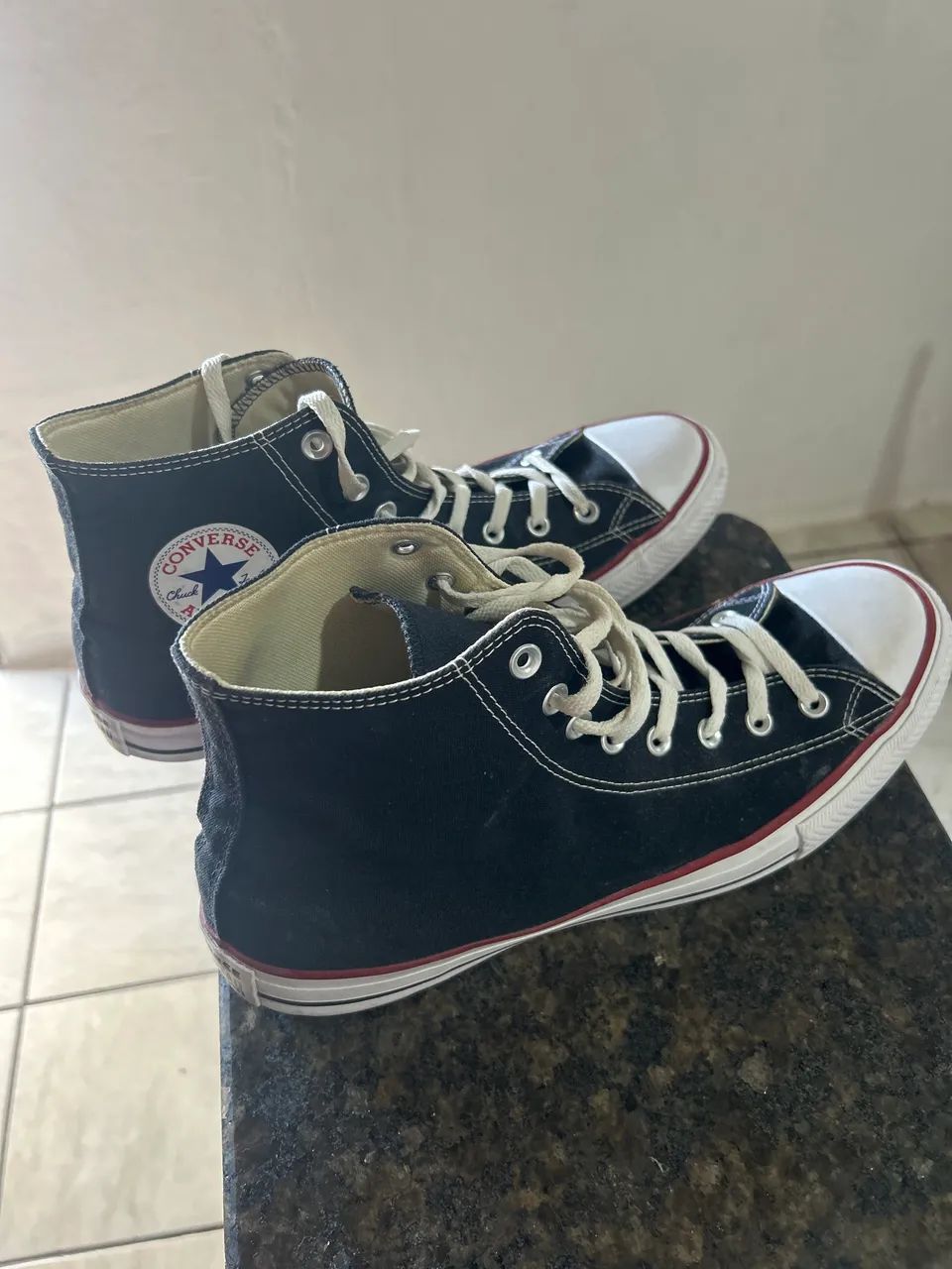 All Star converse preto cano alto - Foto 3