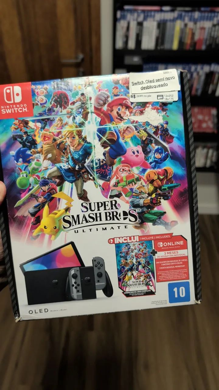 Nintendo switch oled desbloqueado