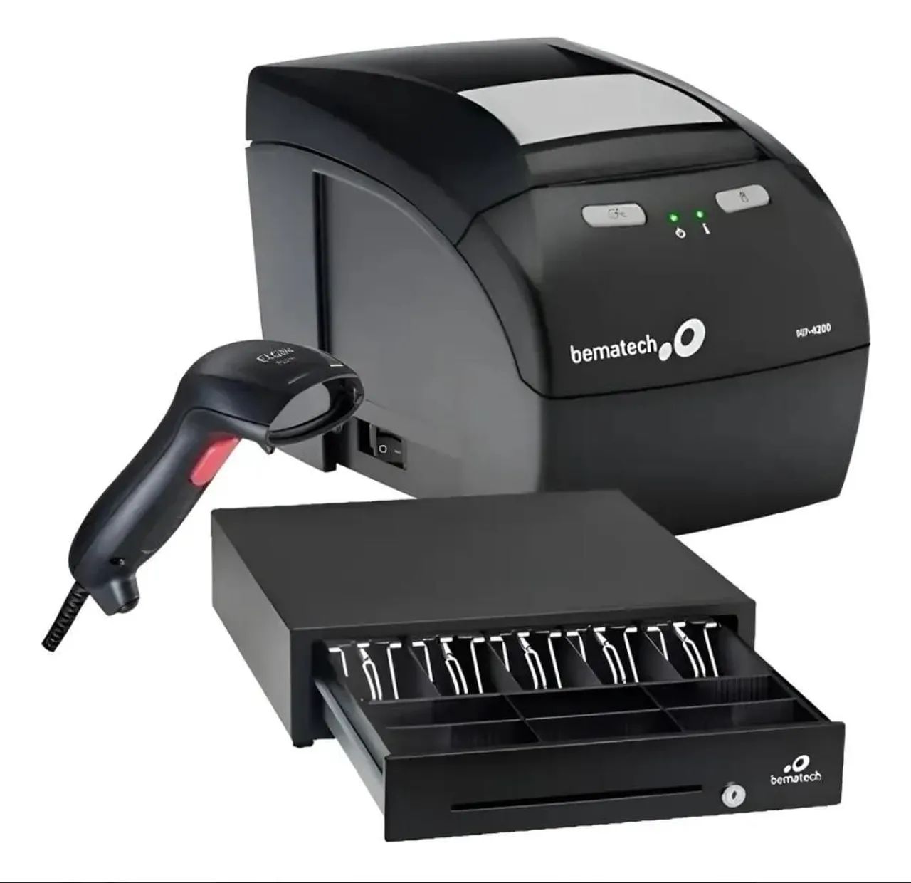 Kit Automacao Benmatech 1 Impressora, 1 Gaveta E Leitor Flash