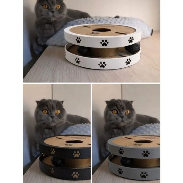 BRINQUEDO QUEBRA-CABEÇA DE PETISCO PARA GATOS E CÃES DE CARRETEL