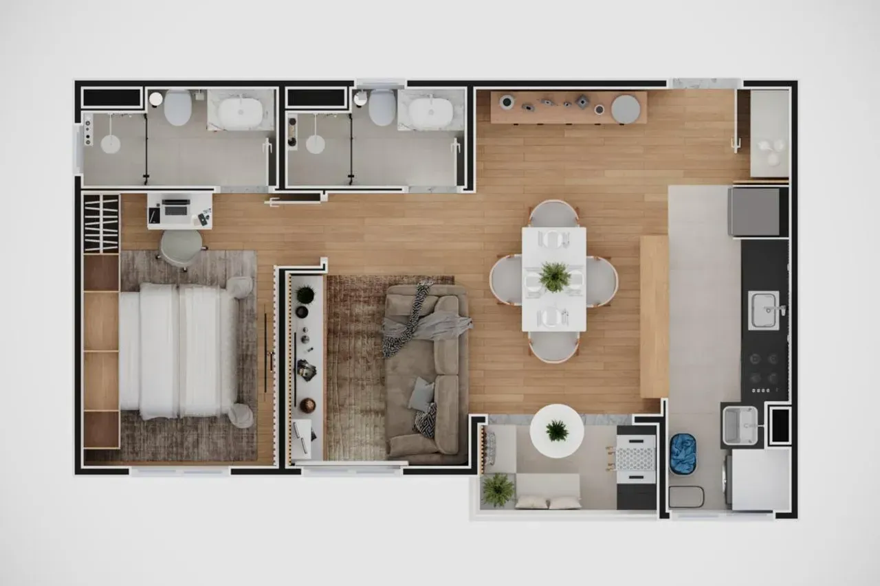 PLANTA 47m²