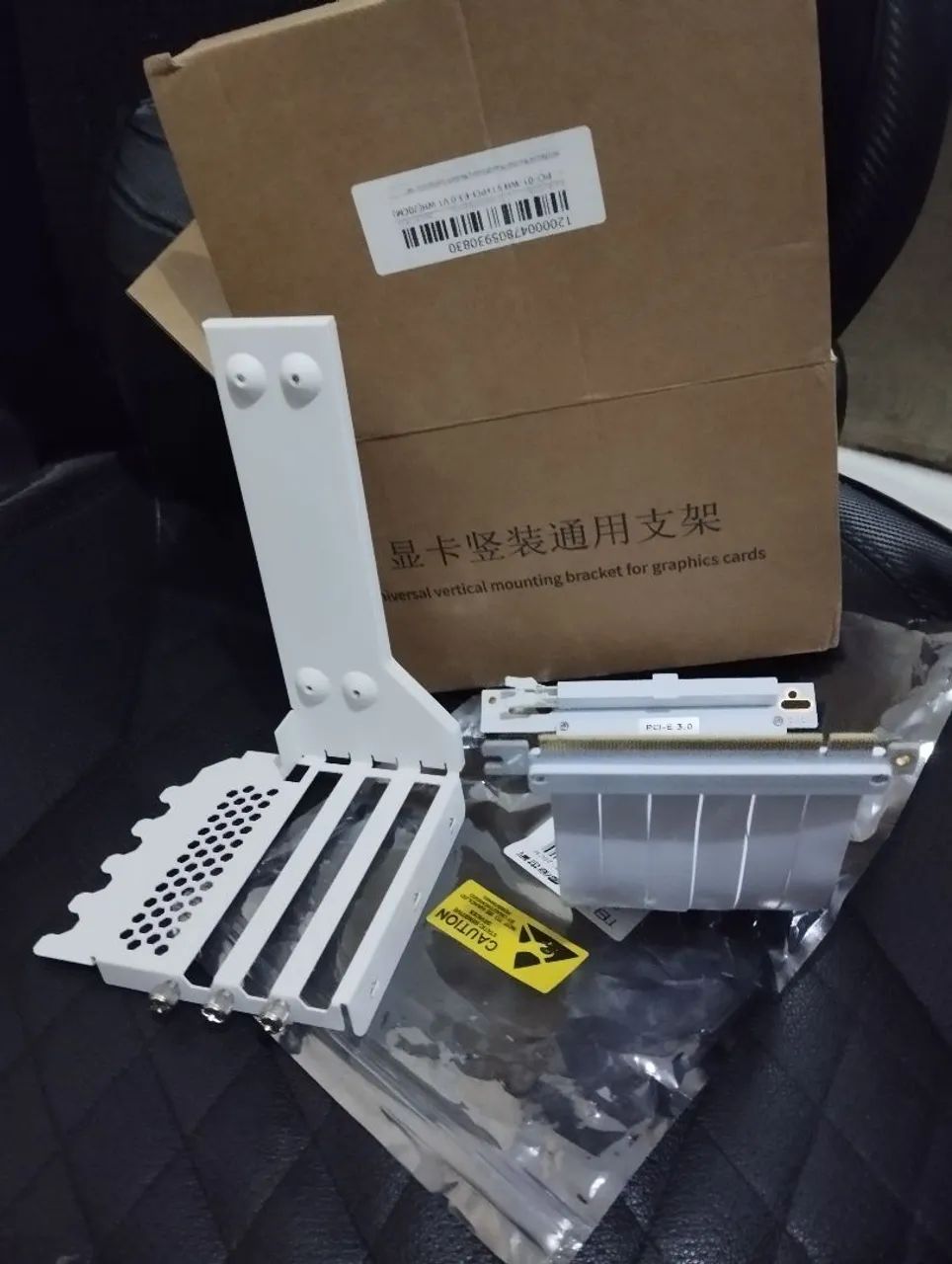 Suporte vertical branco para placa de vídeo - Foto 2