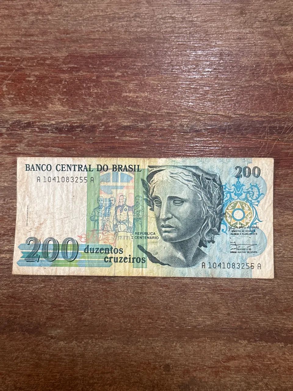 Nota Rara República I Centenário