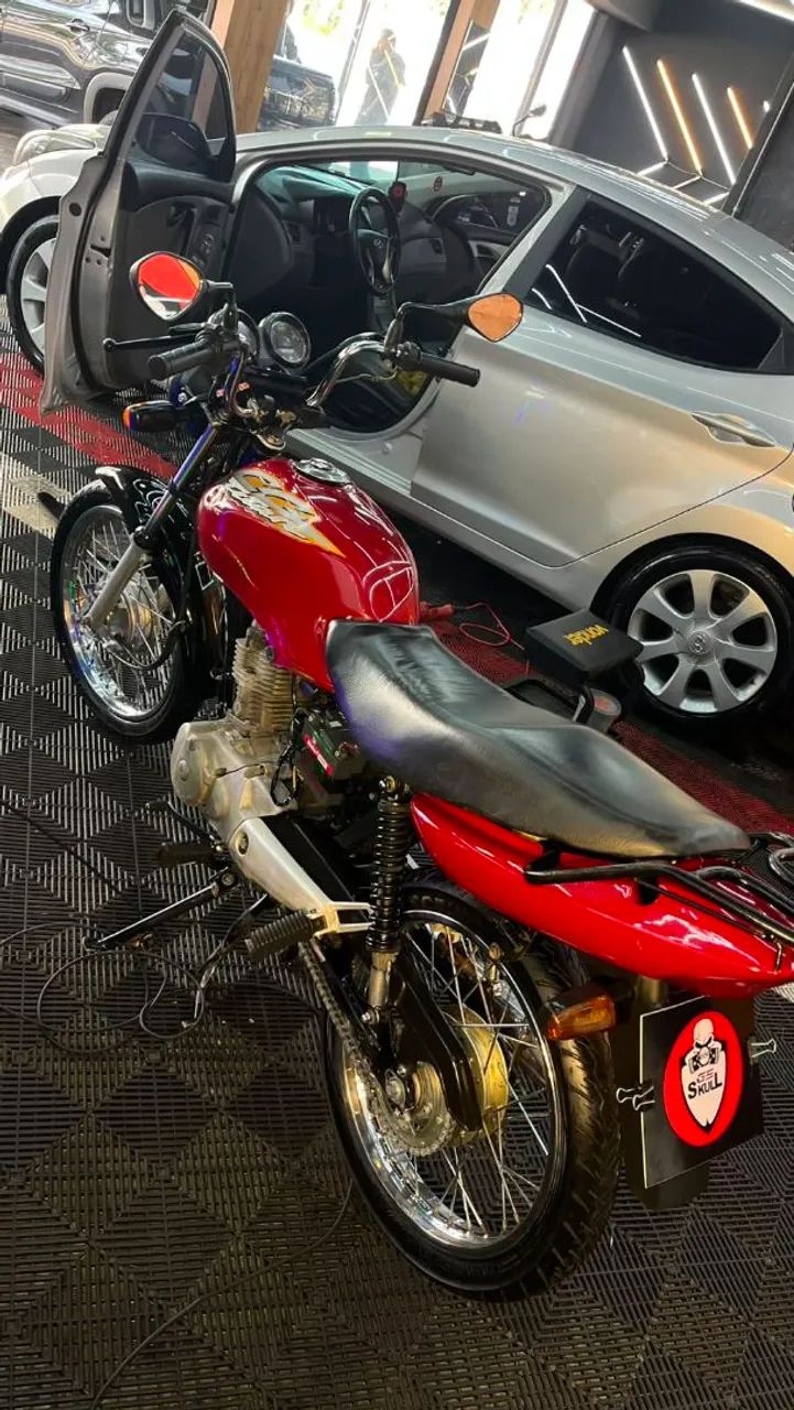 Moto 125 vermelha 2002 - Foto 2