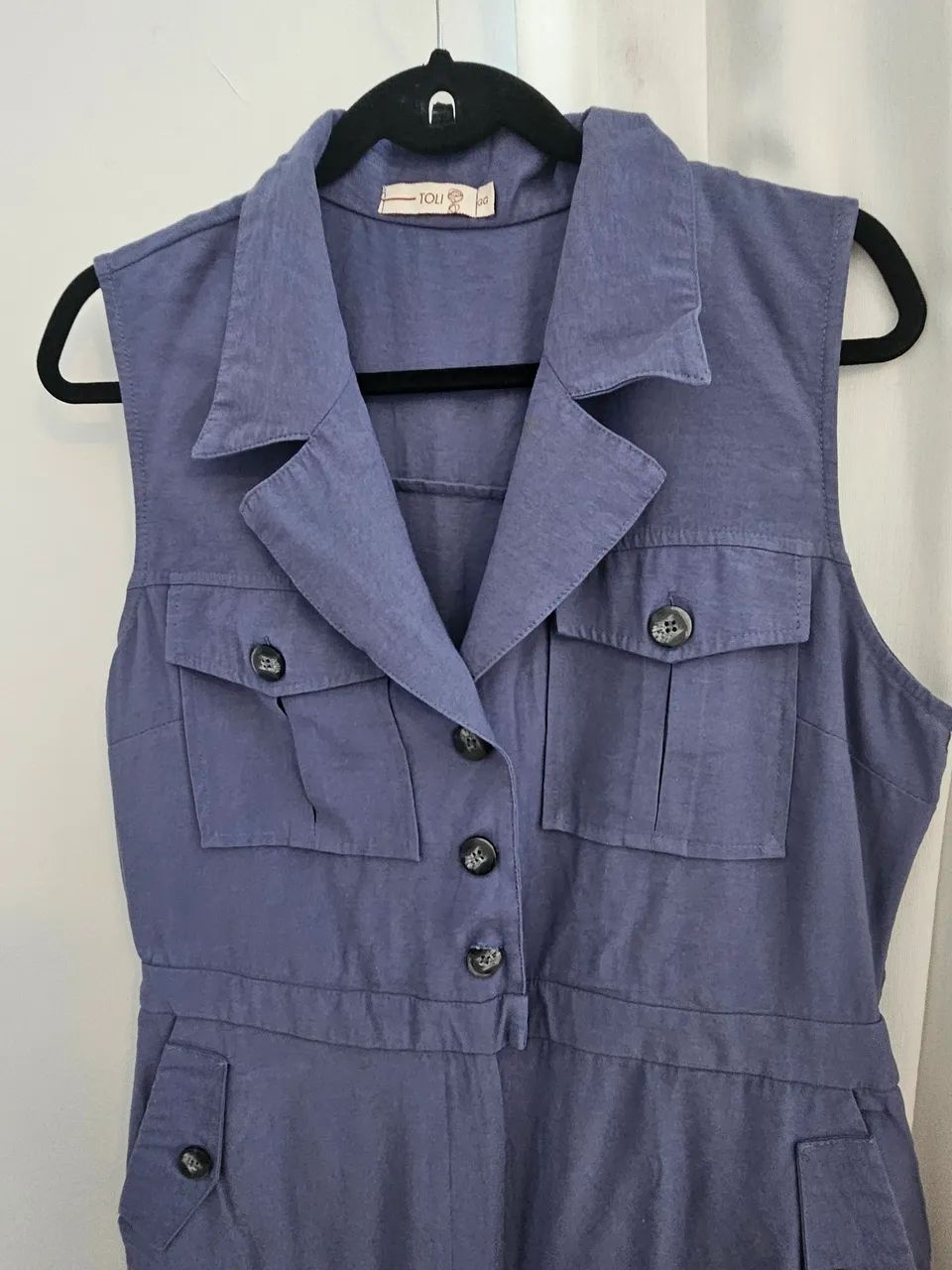 Macacão longo elegante azul - Foto 4