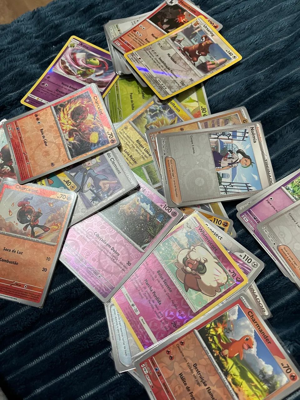 Lote 25 Cartas Reverse Holo Pokémon TCG