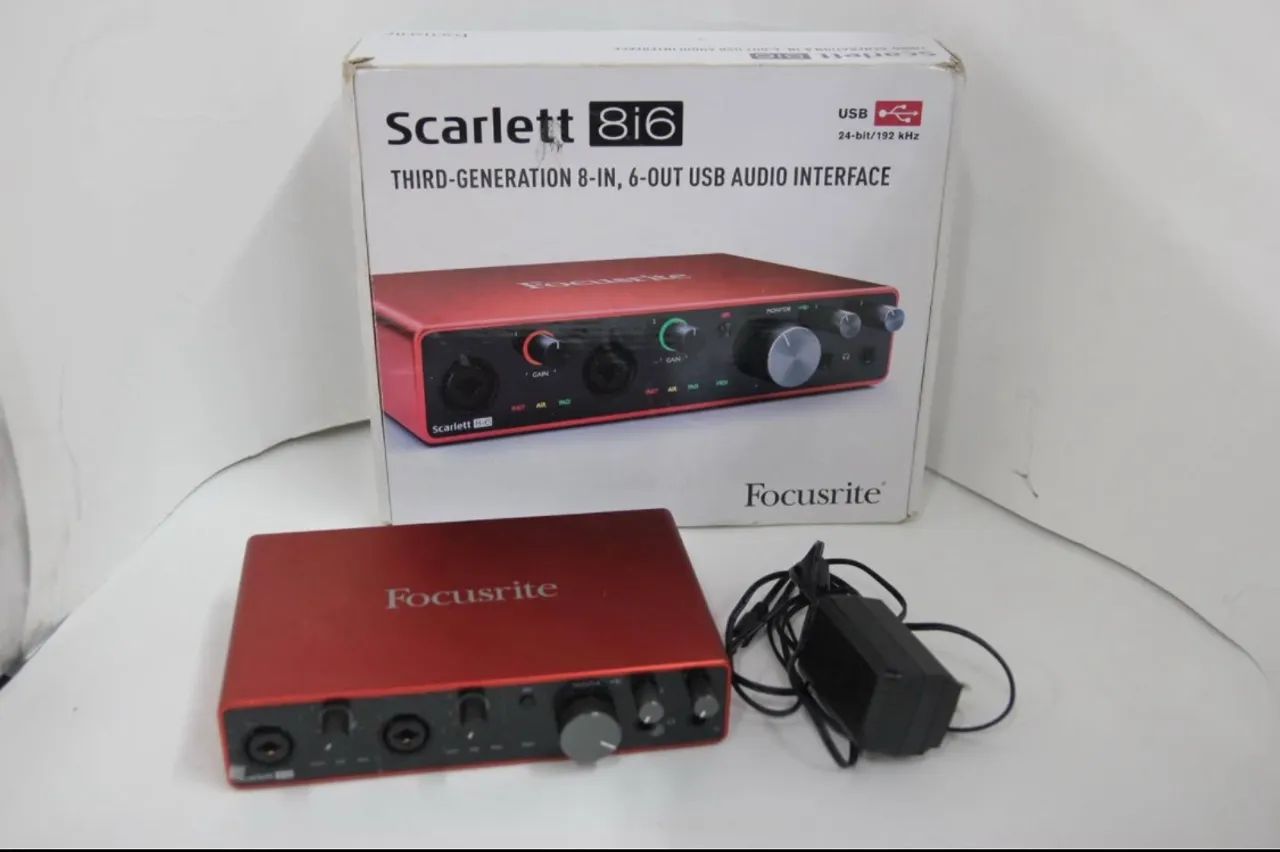 VENDE-SE placa de áudio (FOCUSRITE) - Foto 2