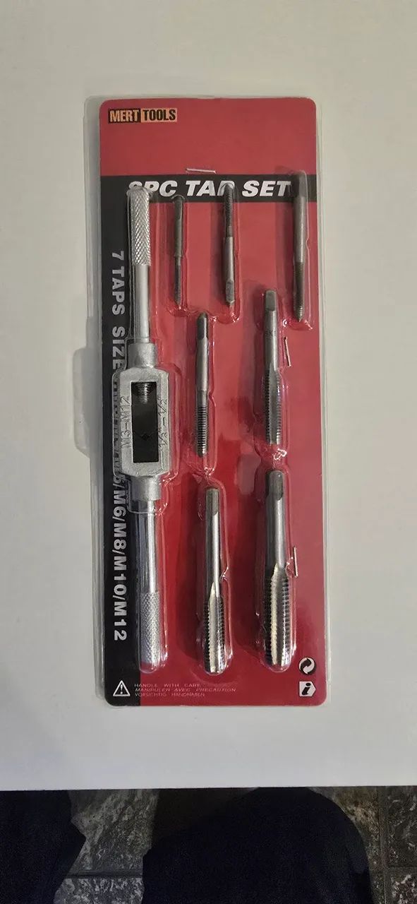 Kit abre rosca fêmea de 3 a 12mm