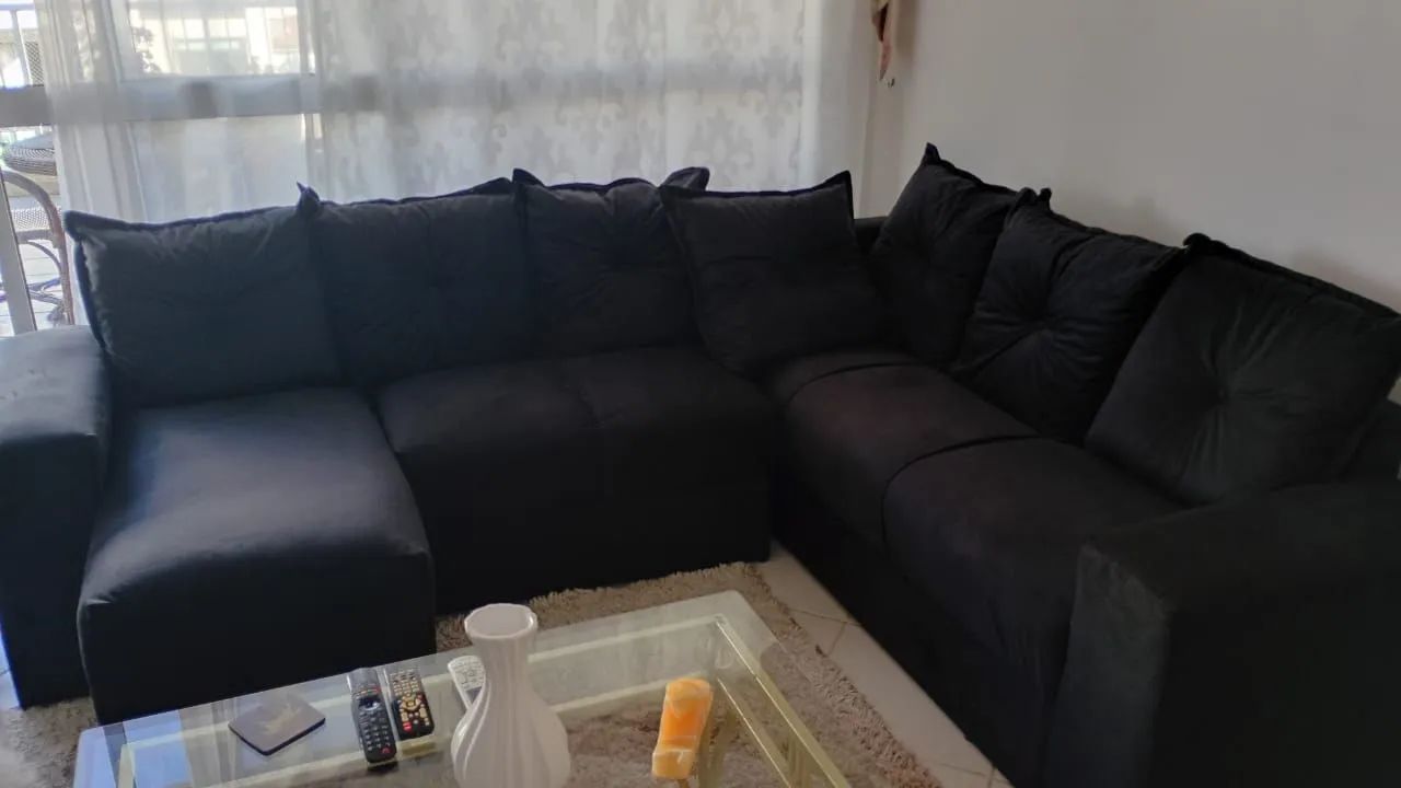 Sofa L bem conservado
