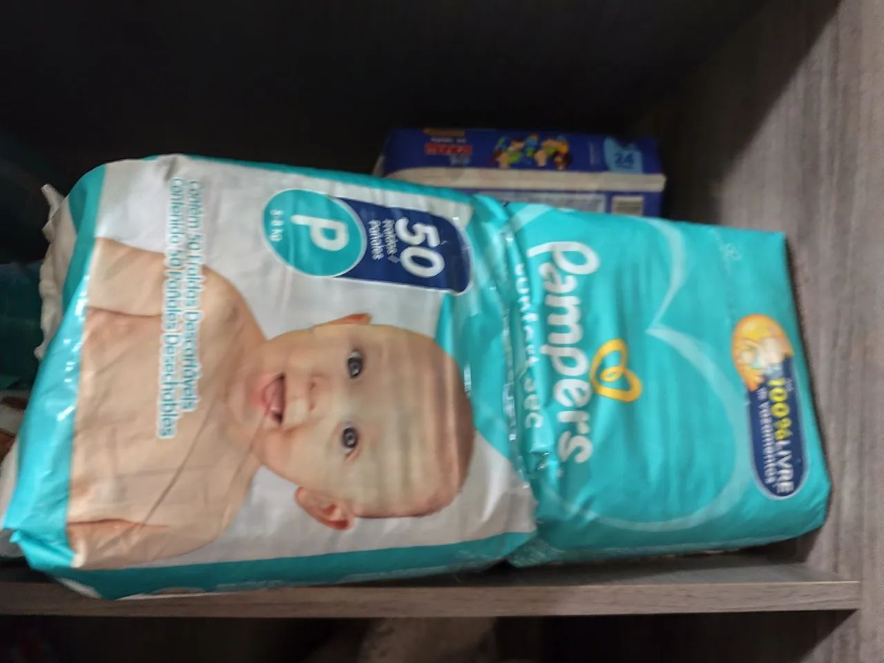 Fralda tamanho P 