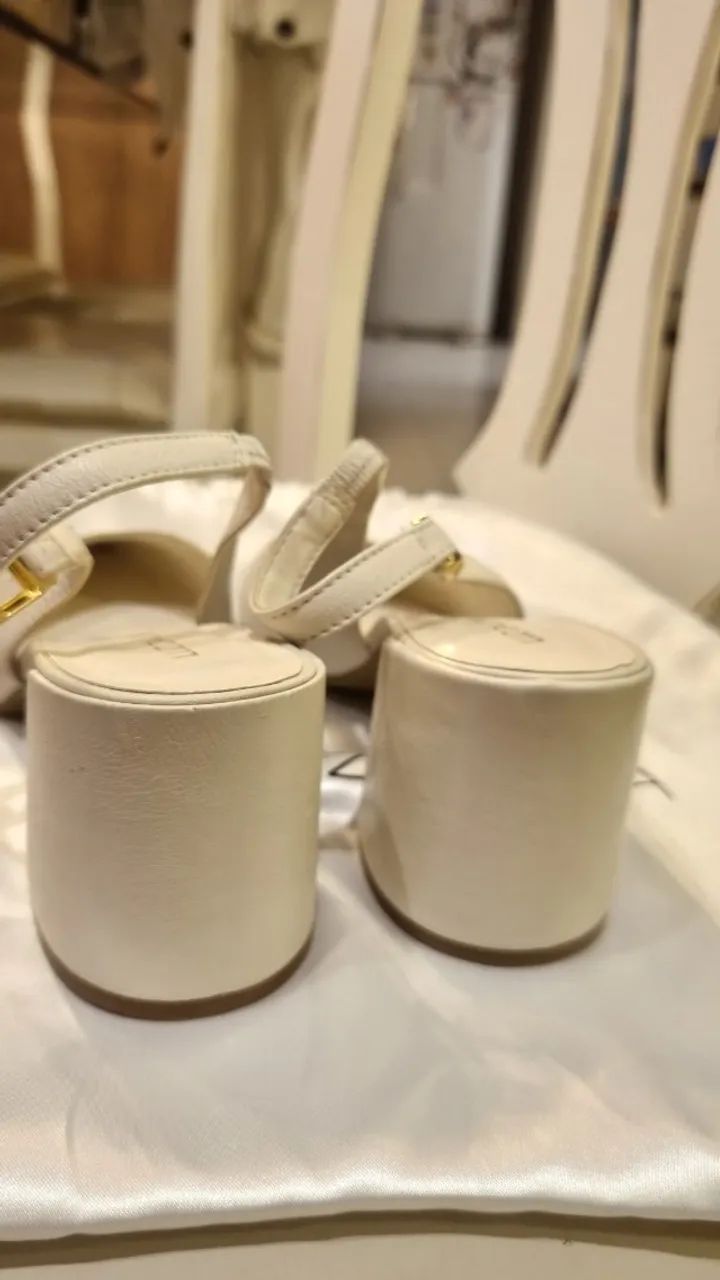 Sapato Branco Luz da Lua Off White | Nº 35  - Foto 5