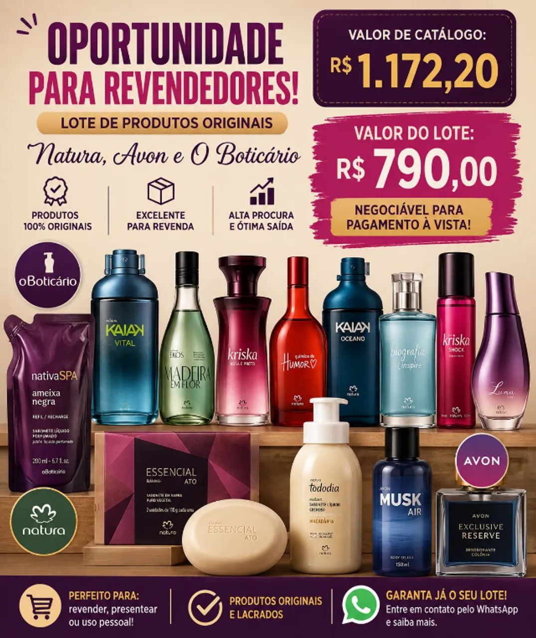 OPORTUNIDADE PARA REVENDEDORES!
