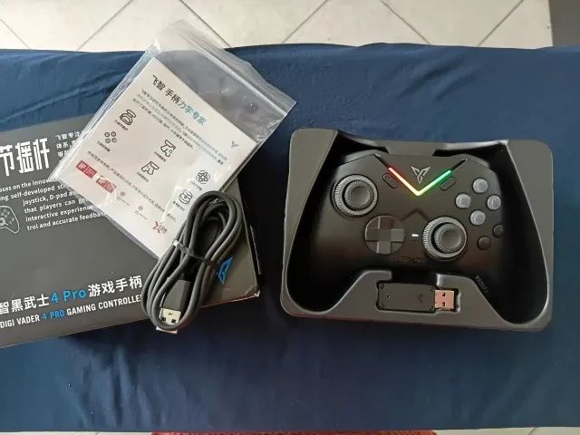 Controle Flydigi Vader 4 Pro Bluetooth para PC, Switch, iOS e Android Preto - Foto 4