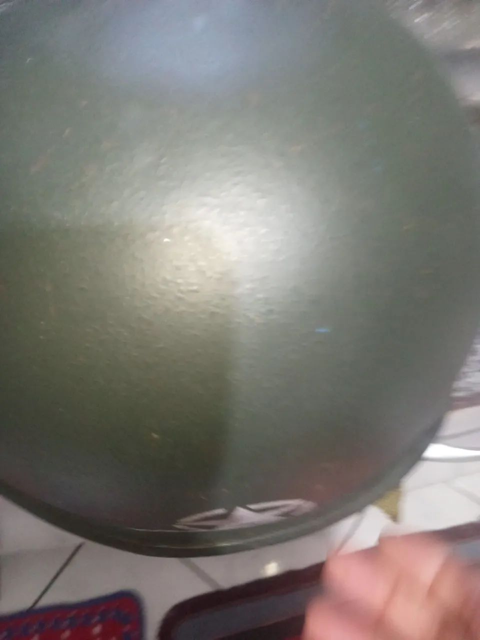 Capacete original do exército em aço duro  - Foto 3