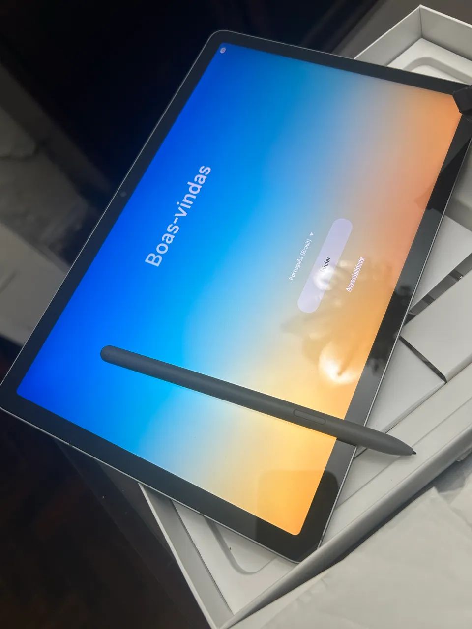 Galaxy tab S9 FE 128GB com Caneta Stylus - Foto 2
