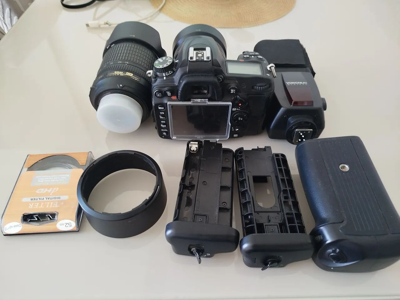Camera Nikon D7000 com acessórios 