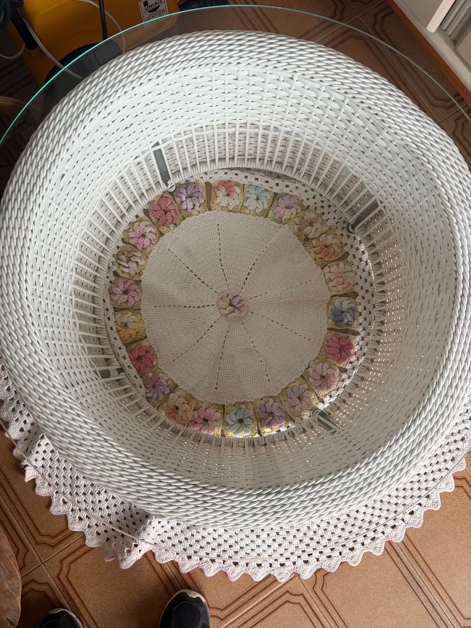 Mesinha de centro de vime  - Foto 3