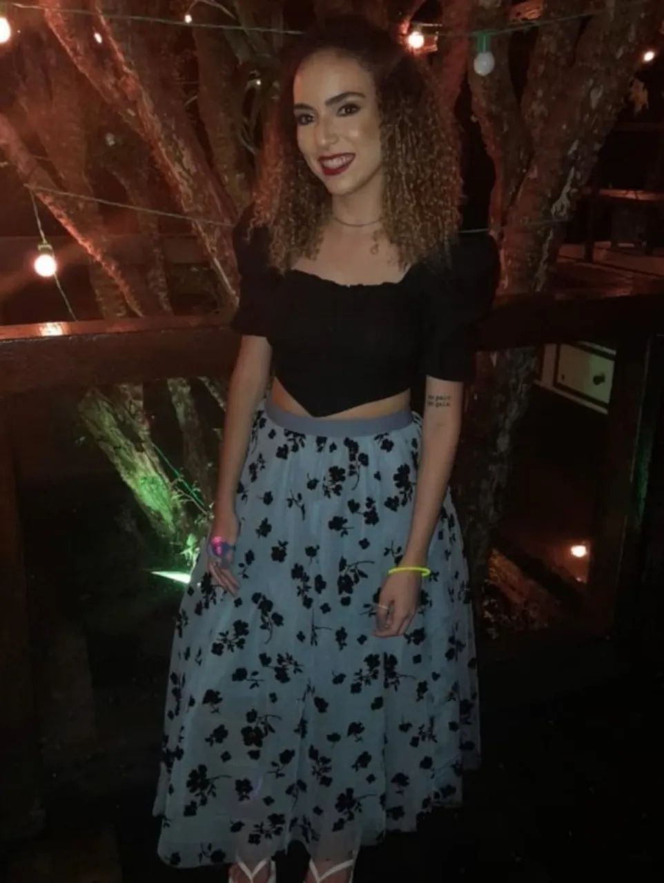 Saia floral midi - Foto 5