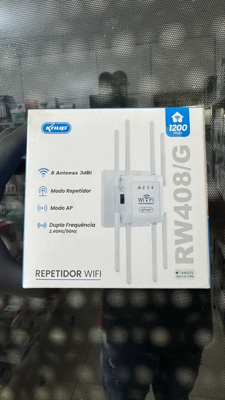 Repetidor Wi-Fi 1200Mbps Dual Band 2.4GHz/5GHz - 8 Antenas