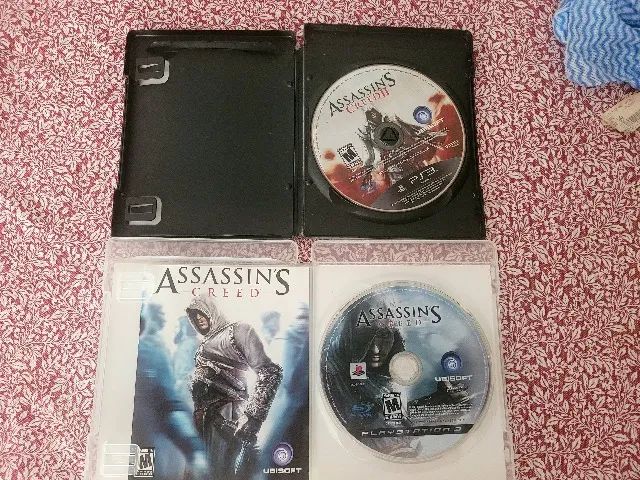 Combo jogos PS3 Assassins Creed I e II
