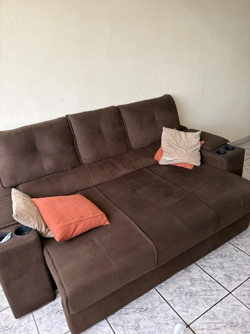 Sofá Reclinável com Porta copos  - Foto 2