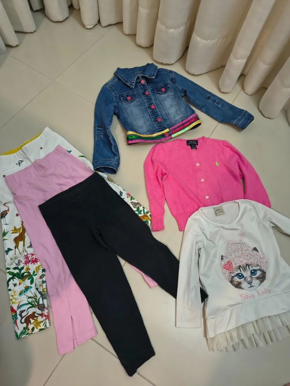 Combo menina tamanho 4 