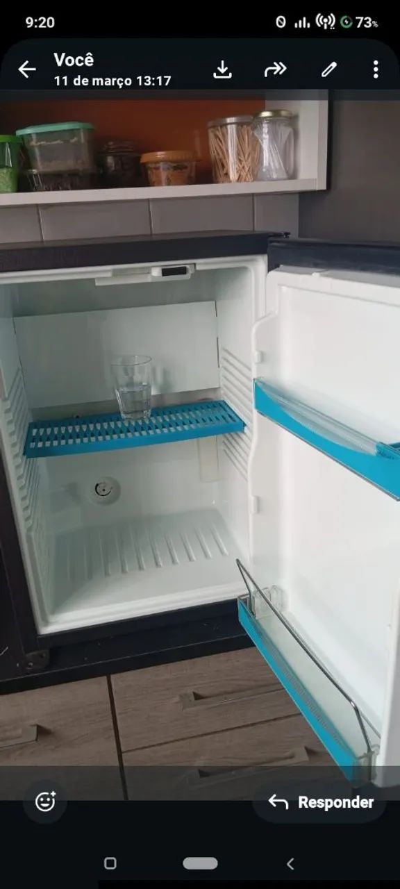 Frigobar Dometic(Electrolux )40 litros cor cinza (mini bar)  - Foto 5