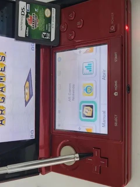 Nintendo 3DS Completo e Original - Canetas, Suporte, Caixa, AR Cards e Manuais. - Foto 4