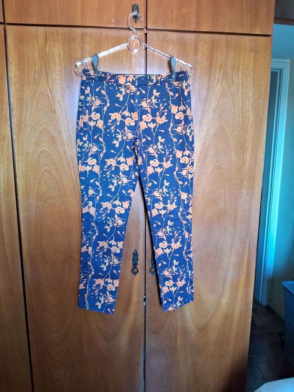 Calça Estampada com 4 Bolsos Cori - Tamanho 38 - Foto 2
