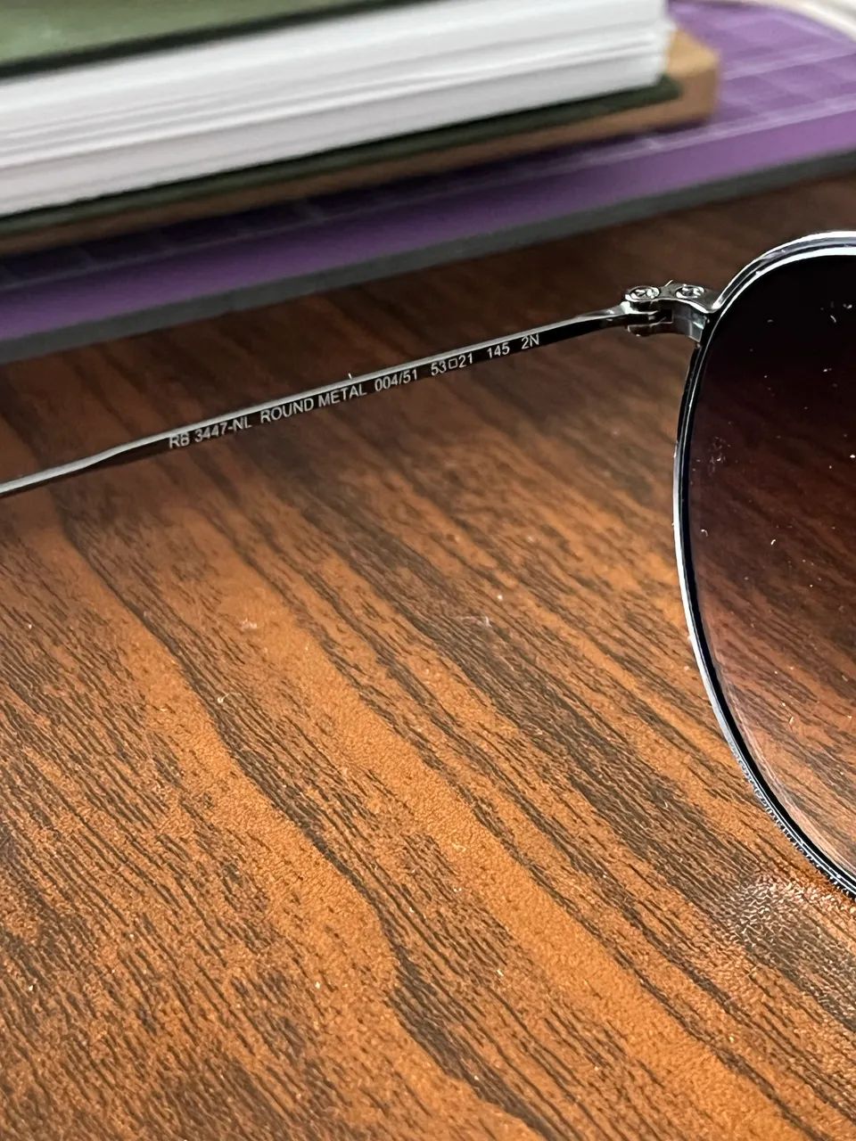Óculos de sol Ray-Ban Round flat lenses - Foto 3
